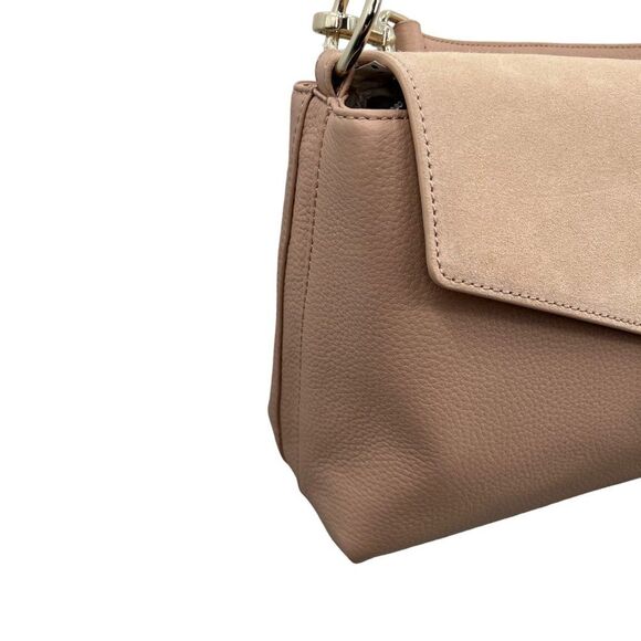 NWT Ted Baker Taupe Padlock Leather Handbag - Picture 6 of 16